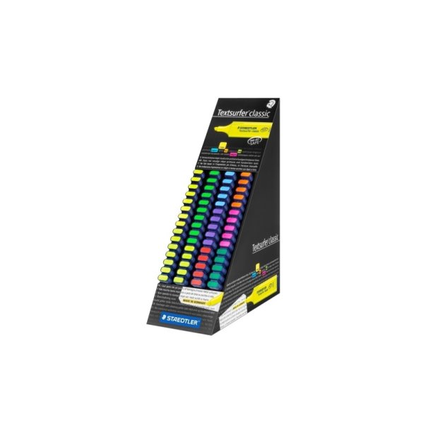 Staedtler Overstregningspen - Textsurfer - Classic assorteret farver - display - 60 stk.