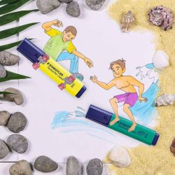 Staedtler Overstregningspen - Textsurfer - Assorteret farver - 20 stk.