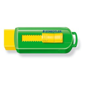 Staedtler Viskelder - PVC - frit - m/skub funktion - assorteret farver - farver