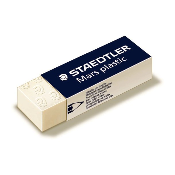 Staedtler Viskelder - Mars - plastic - 65x23x13 mm