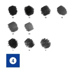 Staedtler Blyant - til sketching - kul - mixed - st - 12 stk.