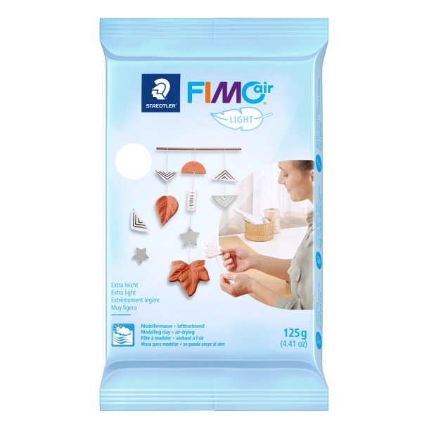 Staedtler Modeller FIMO AIR - Selvhrdende ler - light 125g - hvid