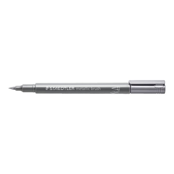 Staedtler Metallic brush marker - 1-6 mm - hvid