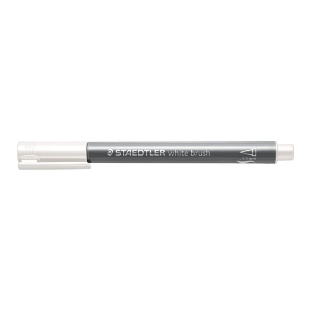 Staedtler Metallic brush marker - 1-6 mm - hvid