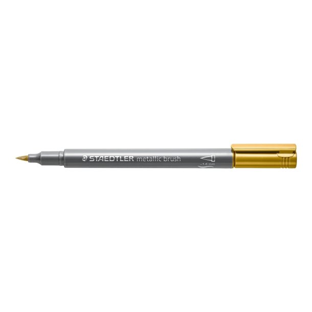 Staedtler Metallic brush marker - 1-6 mm - guld