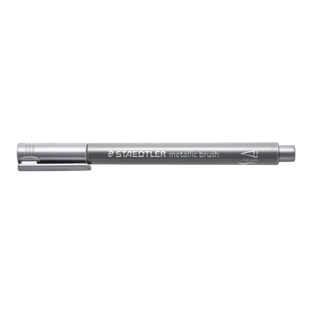 Staedtler Metallic brush marker - 1-6 mm - slv