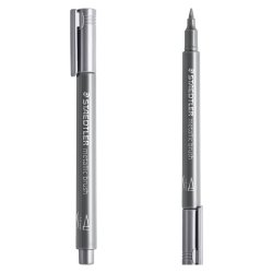 Staedtler Metallic brush marker - 1-6 mm - slv