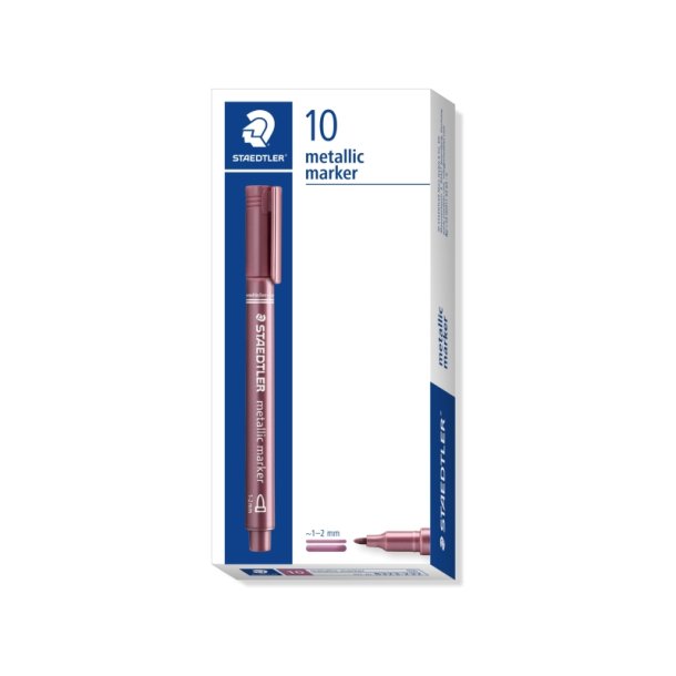 Staedtler Metallic marker - 1-2 mm - rd
