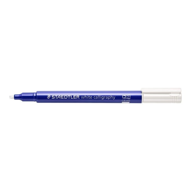 Staedtler Metallic Kalligrafipen - 2,8 mm - hvid