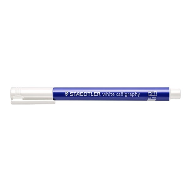 Staedtler Metallic Kalligrafipen - 2,8 mm - hvid