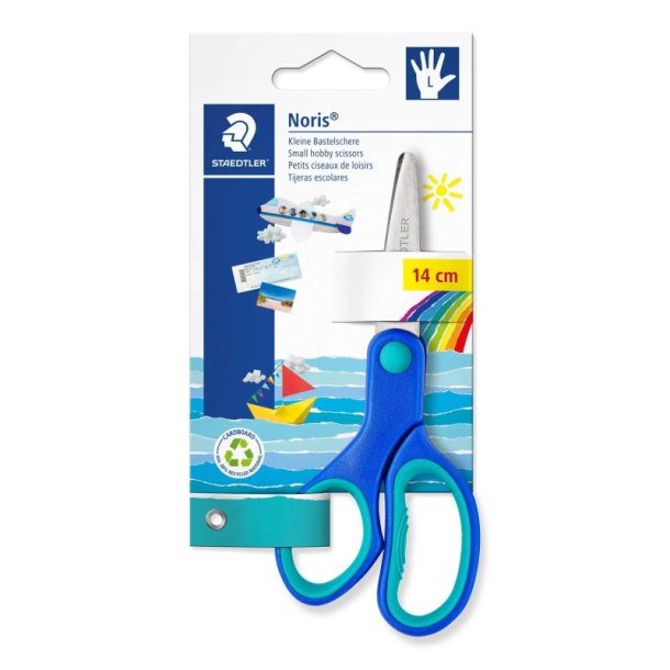 Staedtler Brnesaks - Noris Club - venstrehnds saks - 14cm - bl