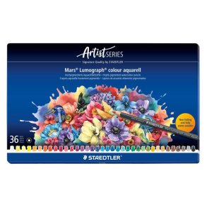 Staedtler Farveblyant Mars Lumograph Akvarel - 36 farver