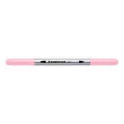 Staedtler Tusser - 3200 Duo - Bred/Fin Spids - 12 Stk - Pastel Farver