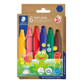 Staedtler Tusser - Noris Junior 329 - B�rnetusser - 6 Assorterede Farver