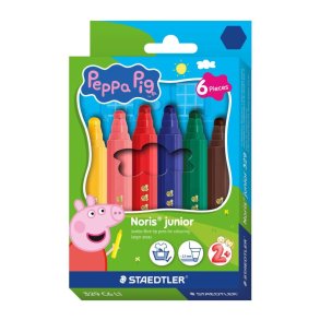 Staedtler Tusser - Noris Junior 329 - Gurli Gris - B�rnetusser - 6 Assorterede Farver