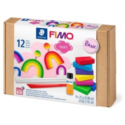 Staedtler Fimo Soft Basis s�t - 9x25g m/v�rkt�j