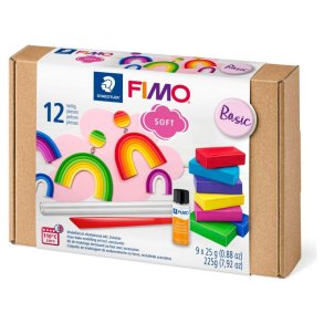 Staedtler Fimo Soft Basis s�t - 9x25g m/v�rkt�j