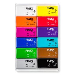Staedtler Fimo Soft - Basic Colors, 12x25g ass.