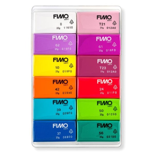 Staedtler Fimo Soft - Brilliant Colors, 12x25g ass.
