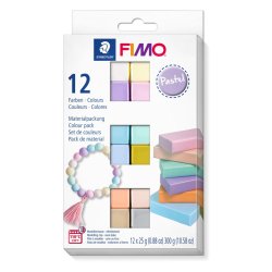 Staedtler Fimo Soft - Pastel Colors, 12x25g ass.
