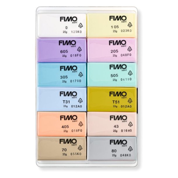Staedtler Fimo Soft - Pastel Colors, 12x25g ass.