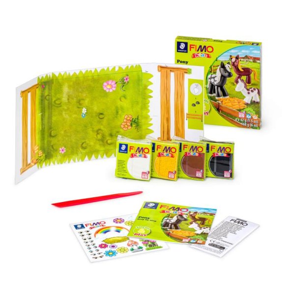 Staedtler Fimo Kids Form &amp; Play - Pony - 4x42g