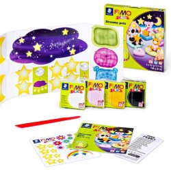 Staedtler Fimo Kids Form &amp; Play - Dr�mmedyr - 4x42g