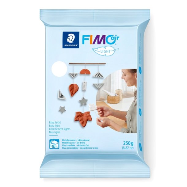 Staedtler Modeller FIMO AIR Light- Selvhrdende ler - 250g - Hvid