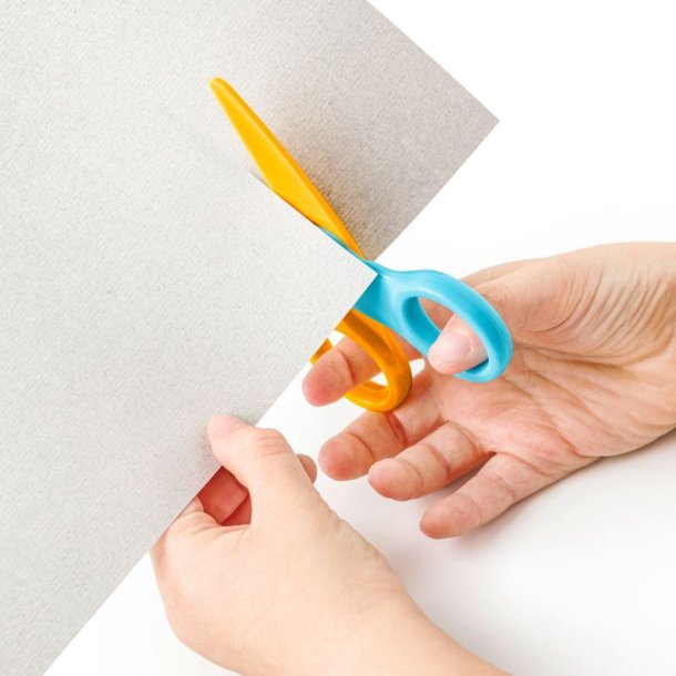 Staedtler b�rnesaks Noris Junior - 10 cm - lysebl�/gul
