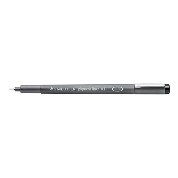 Staedtler Fineliner 308 pigment - 0,1mm sort teknisk pen