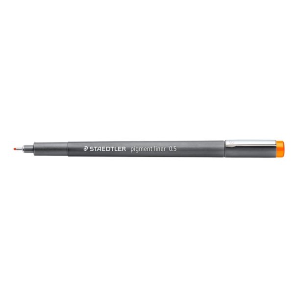 Staedtler Fineliner 308 pigment - 0,5mm - st med 6 farver