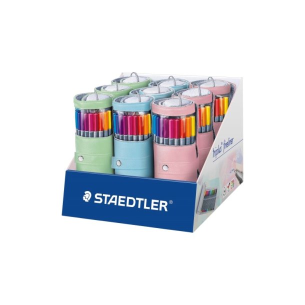 Staedtler Triplus Fineliner pens - 0,3mm - penalhus med 20 farver