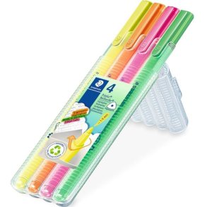 Staedtler Overstregningstusch Textsurfer Triplus - 1-4mm - 4 farver