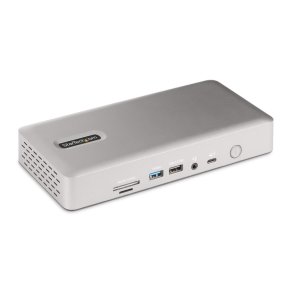 Startech.com Universal USB4 & Thunderbolt 4 Docking Station, Quad Display on Windows, Dual Display on MacBook, HDMI DP