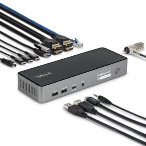 Startech.com Triple-Monitor USB-C Docking Station, 140W Laptop Charging Dock for MacBook Pro and Windows, 4K 60Hz HDMI