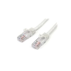 StarTech.com 45PAT1MWH - 1 m - Cat5e - U/UTP (UTP) - RJ-45 - RJ-45