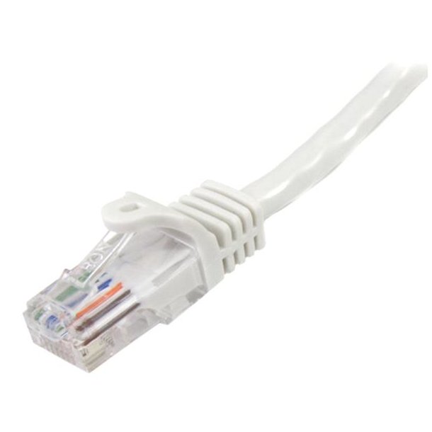 StarTech.com 45PAT1MWH - 1 m - Cat5e - U/UTP (UTP) - RJ-45 - RJ-45