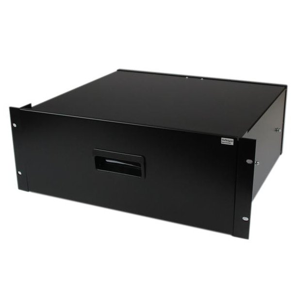 StarTech.com 4UDRAWER - Stativhylde - Stl - 25 kg - 4U - 402 mm