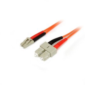 STARTECH.COM Fiber Optic Cable - Multimode Duplex 50/125 - LSZH - LC/SC - 1m