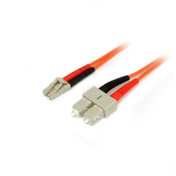 STARTECH.COM Fiber Optic Cable - Multimode Duplex 50/125 - LSZH - LC/SC - 1m