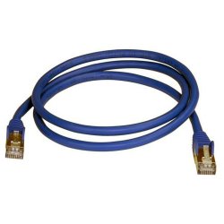 StarTech.com 6ASPAT1MBL - 1 m - Cat6a - U/FTP (STP) - RJ-45 - RJ-45