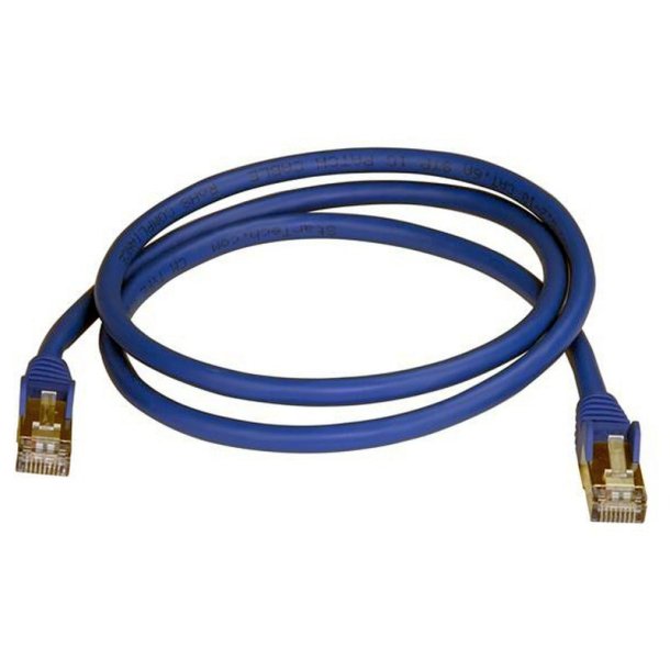 StarTech.com 6ASPAT1MBL - 1 m - Cat6a - U/FTP (STP) - RJ-45 - RJ-45