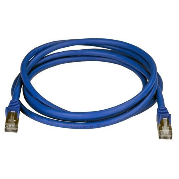 StarTech.com 6ASPAT2MBL - 2 m - Cat6a - U/FTP (STP) - RJ-45 - RJ-45