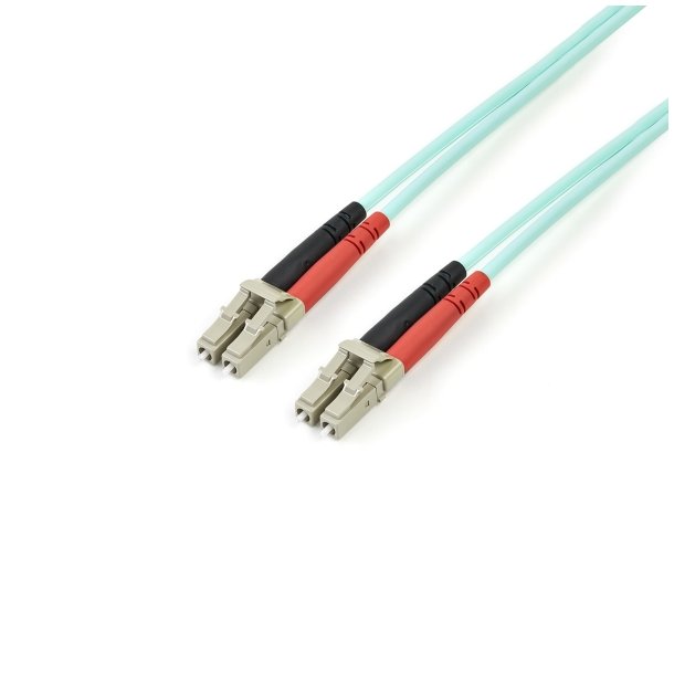 STARTECH.COM 10Gb Aqua LC/LC Duplex 50/125 Multimode LSZH Fiber Cable