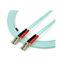 STARTECH.COM 10Gb Aqua LC/LC Duplex 50/125 Multimode LSZH Fiber Cable