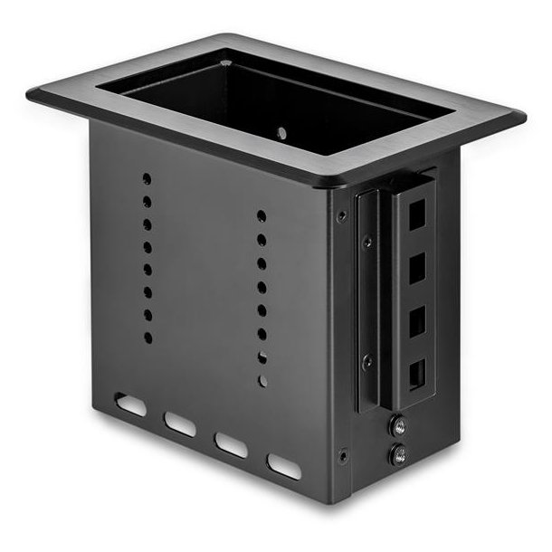 StarTech.com BEZ4MOD - Kabelboks - Skrivebord - Aluminium - Stl