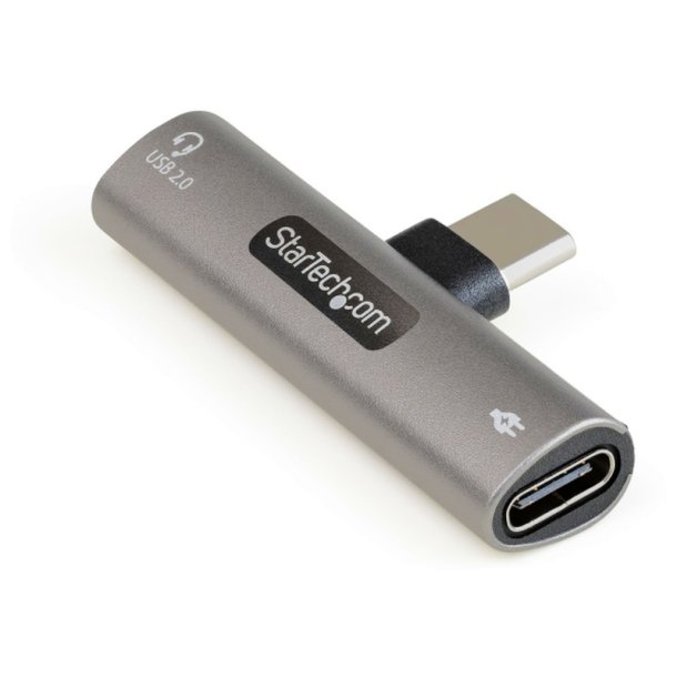 StarTech.com CDP2CAPDM - USB 2.0 Type-C - USB 2.0 - 480 Mbit/s - Metal - 60 W