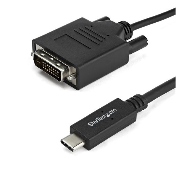 StarTech.com CDP2DVIMM2MB - 2 m - USB Type-C - DVI-D