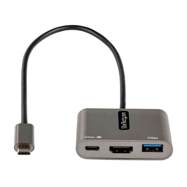 StarTech.com CDP2HDUACP2 - Ledningsfrt - USB 3.2 Type-C - 100 W - 5 Gbit/sek. - 4K Ultra HD