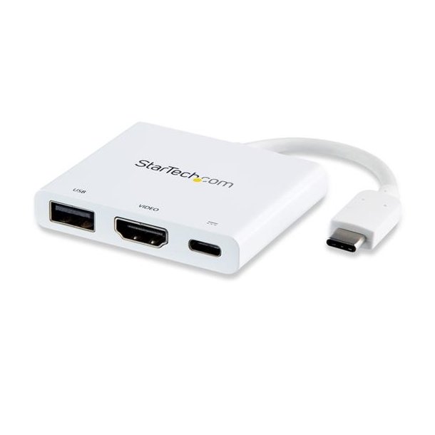 StarTech.com CDP2HDUACPW - USB 3.2 Type-C - 60 W - 5 Gbit/sek. - 4096x2160